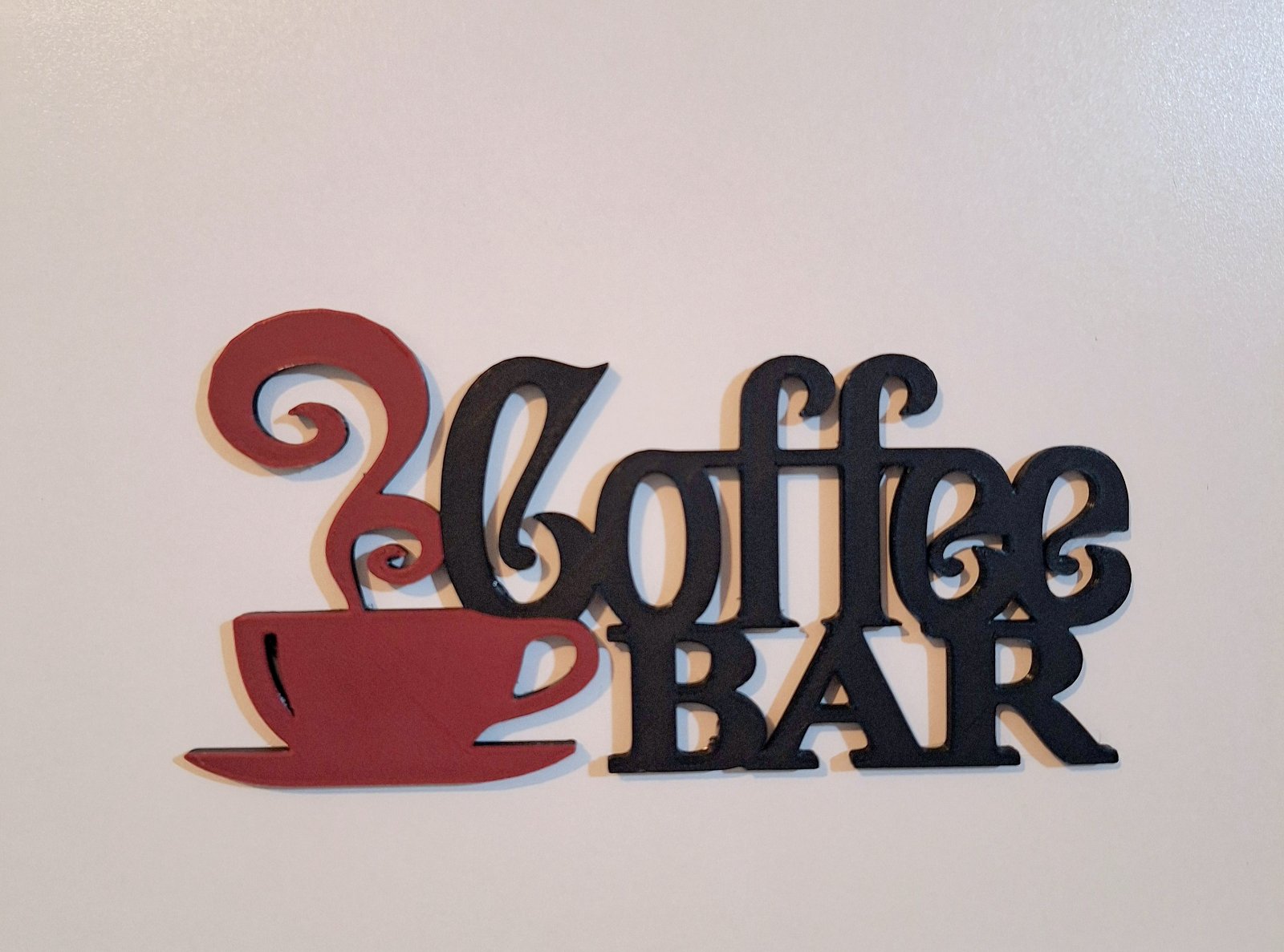 Coffee bar wall sign