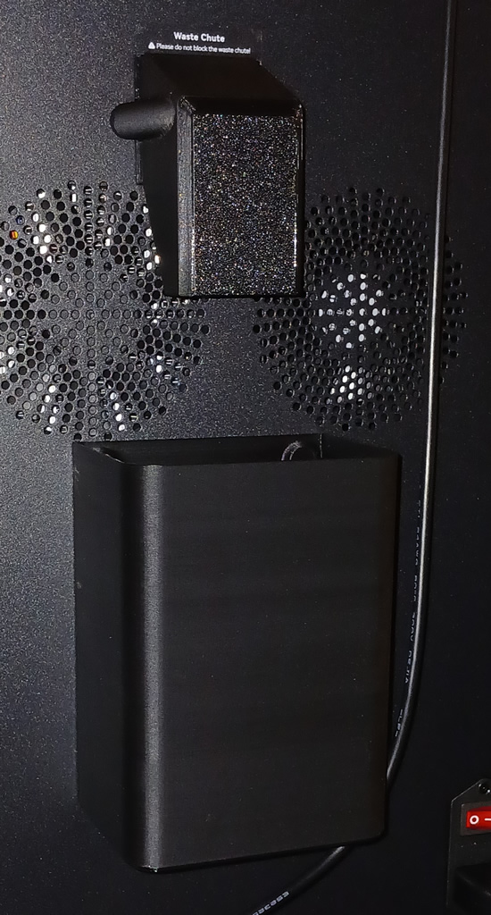 Creality K2 Plus poop guide and bin (magnetized)
