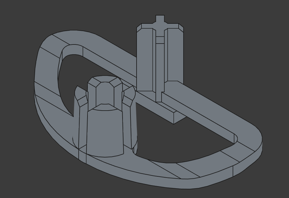 Steam Controller - Battery Latch Tension Holder