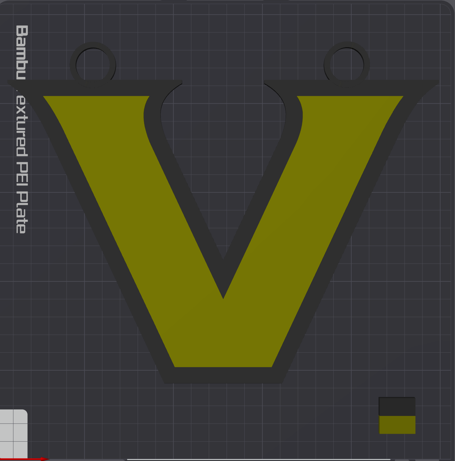 Vanderbilt Commodores Oversized Necklace Logo