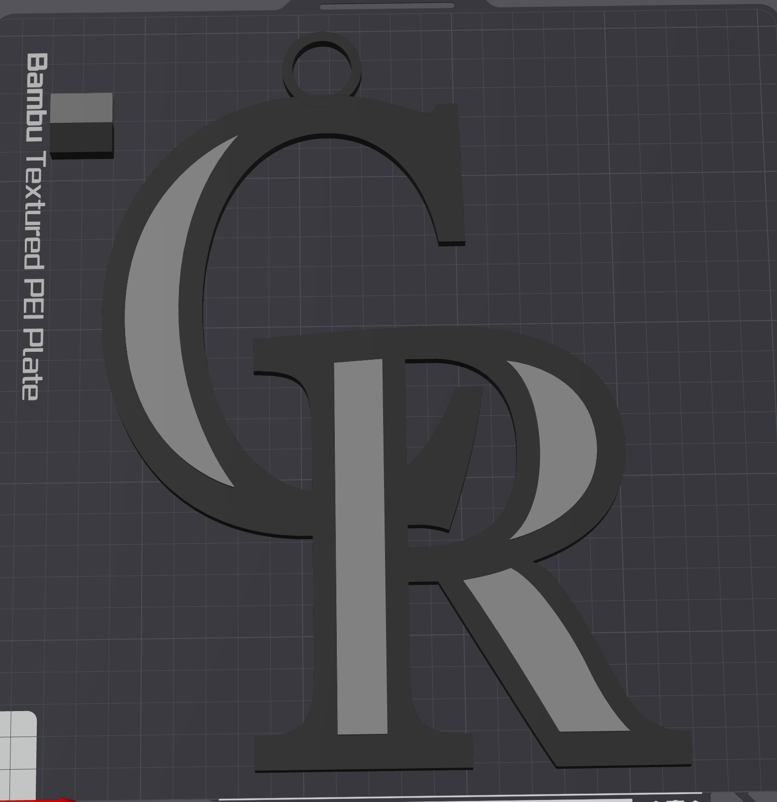 Colorado Rockies Oversized Necklace Logo