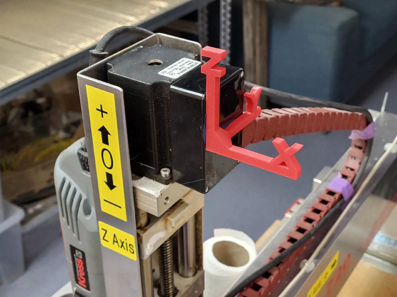XYZ Axis indicator Gizmo for CNC and 3D printing by Mateo Van