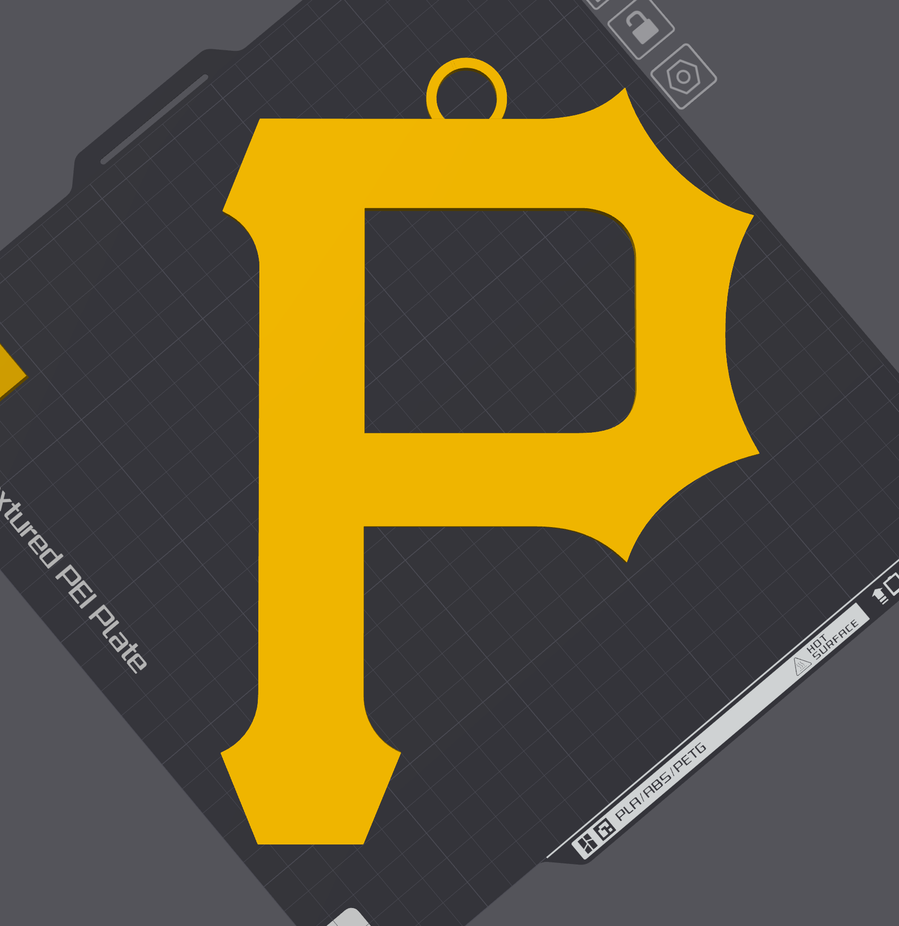 Pittsburgh Pirates Oversized Necklace Logo