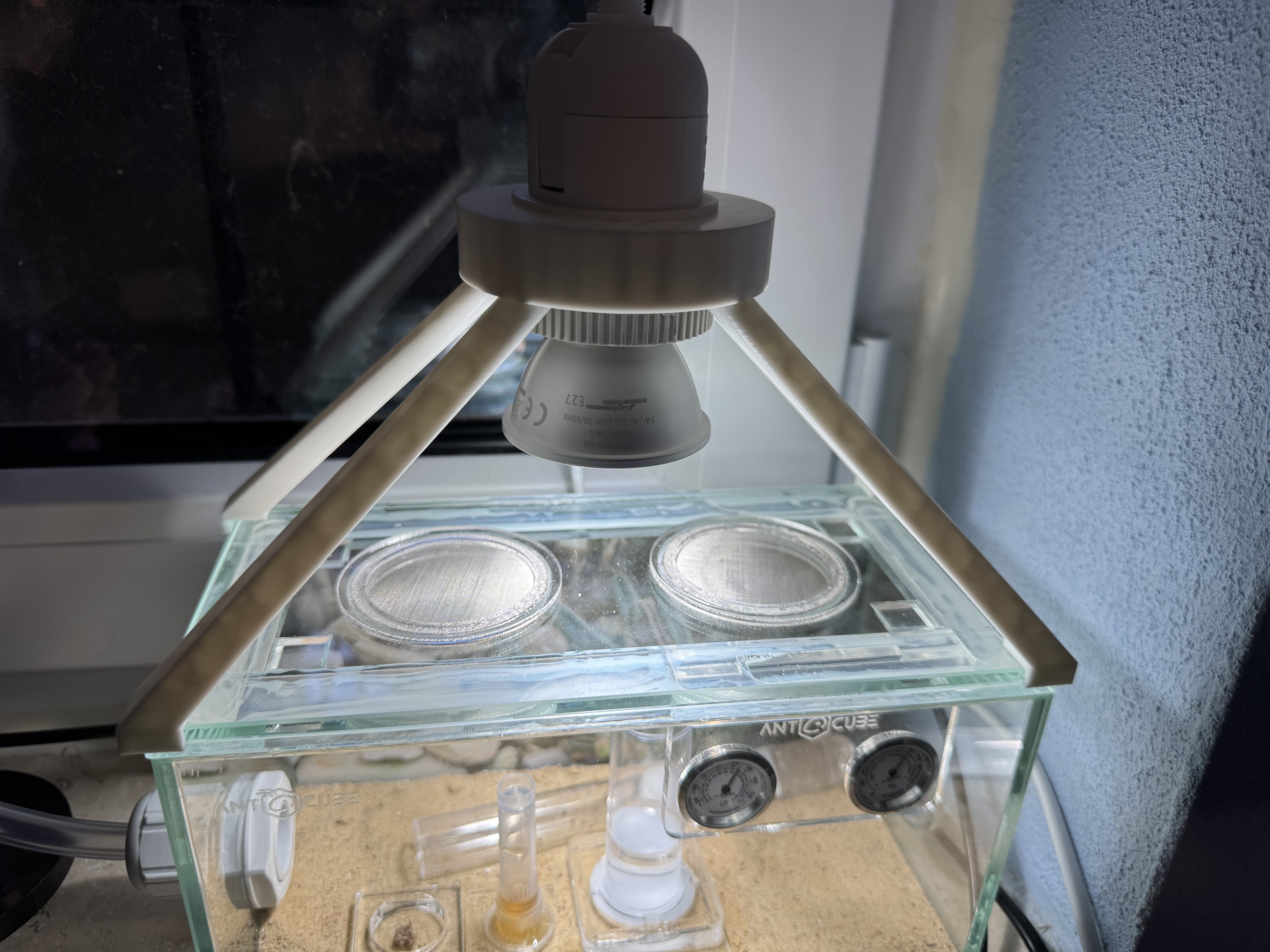 E27 Lamp Socket holder for 20x10cm Ant Formicarium
