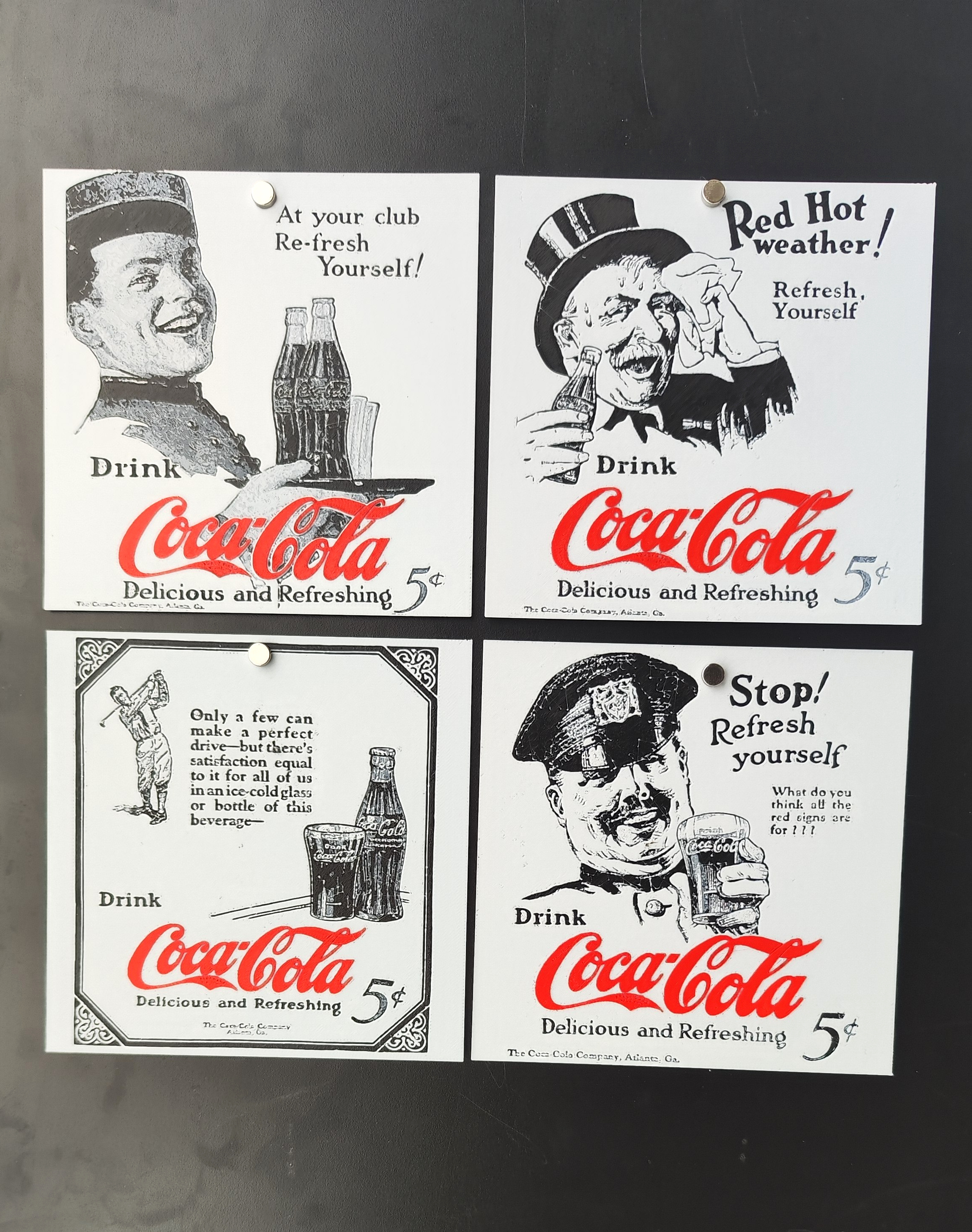 Coca cola Vintage advertising set - hueforge
