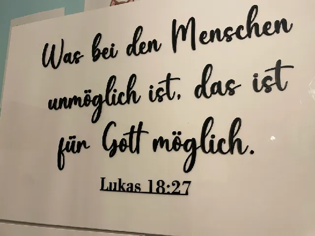 Wallart Bible Verse Luke 18:27