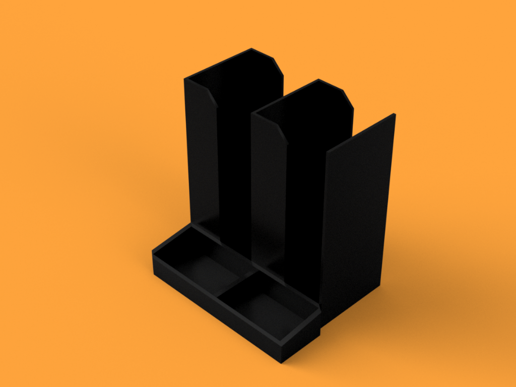 Coffee Cup & Stirrer Organizer - MODULAR/SPLIT — thumbnail 2