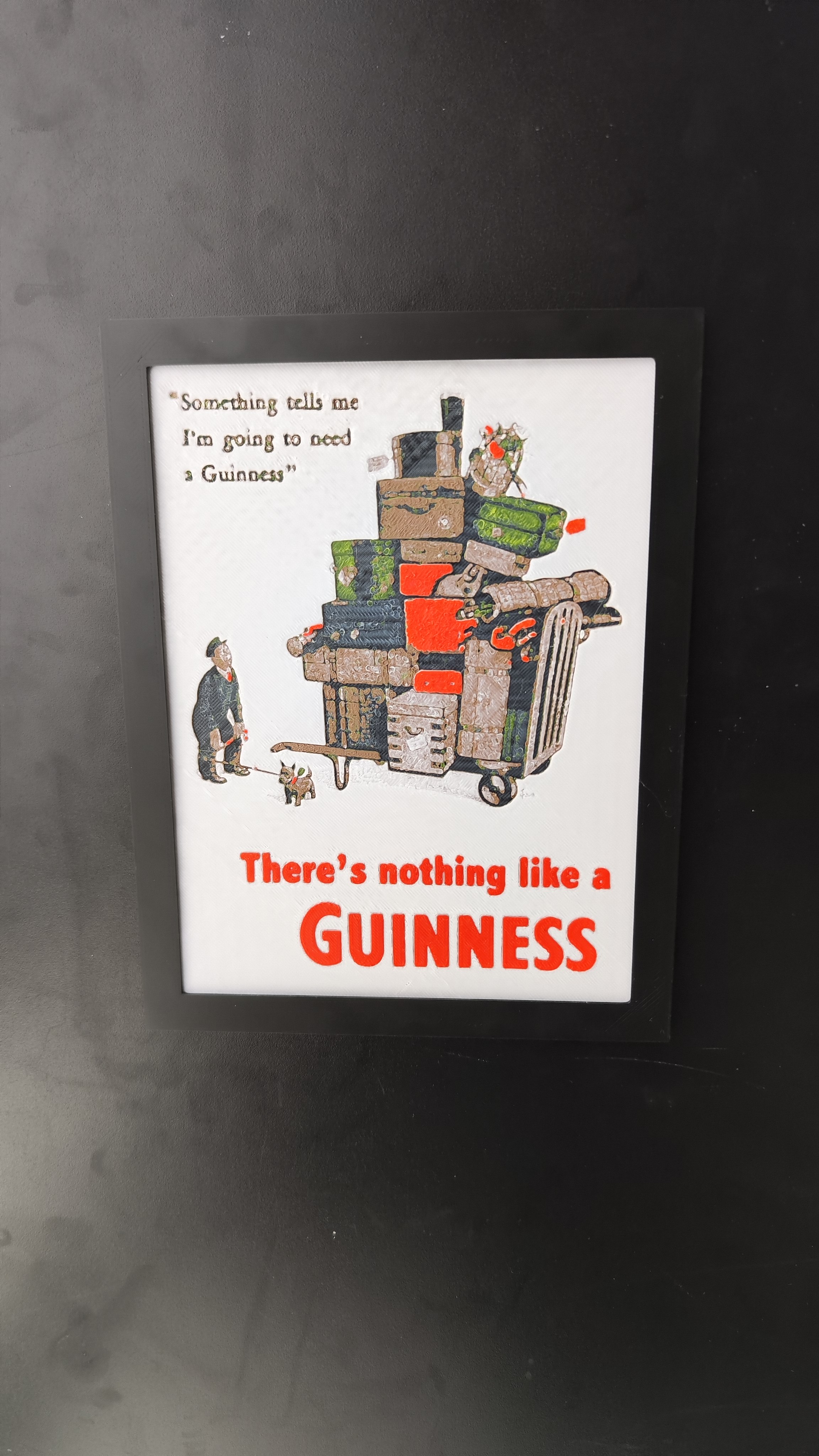 Vintage Guinness advertising poster 03 - Hueforge