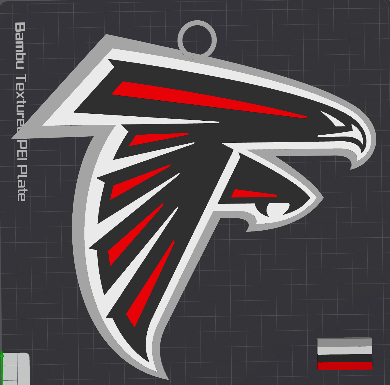 Atlanta Falcons Oversized Necklace Logo