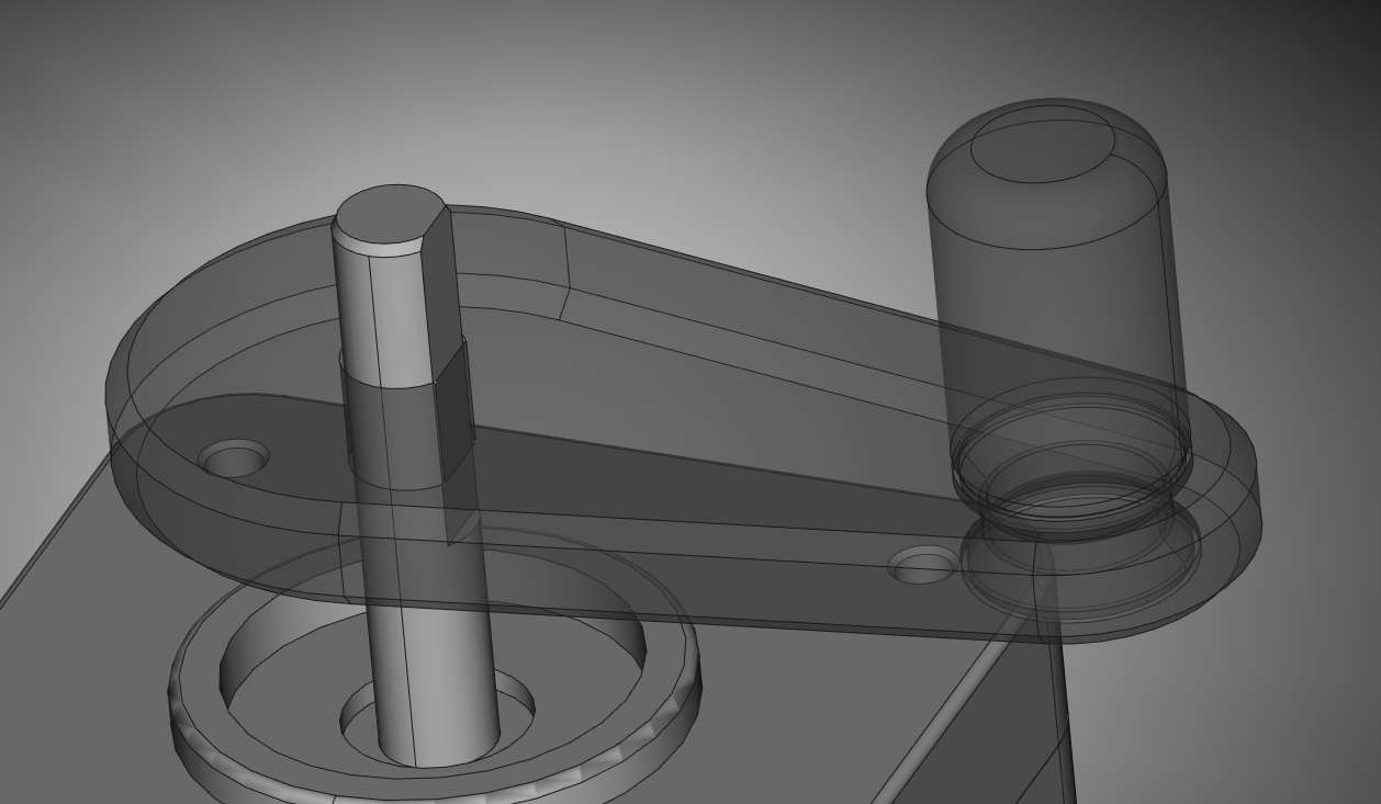 nema17 print in place hand crank