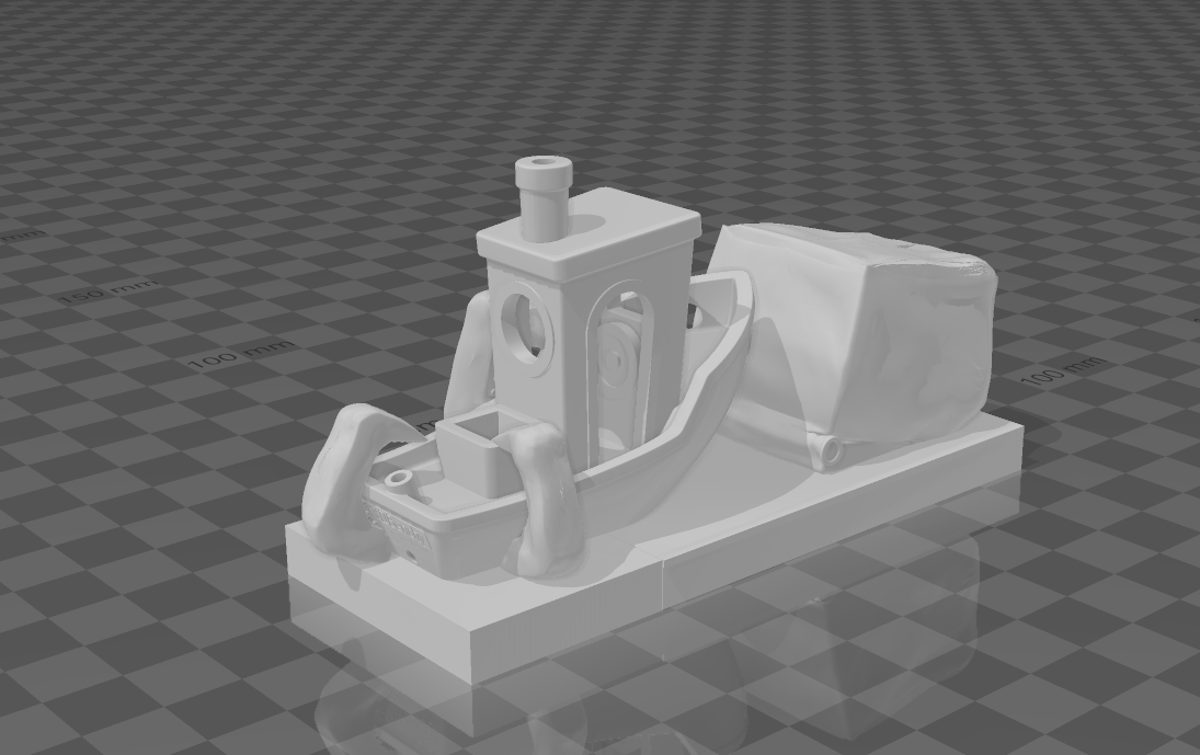 octopus is attacking benchy