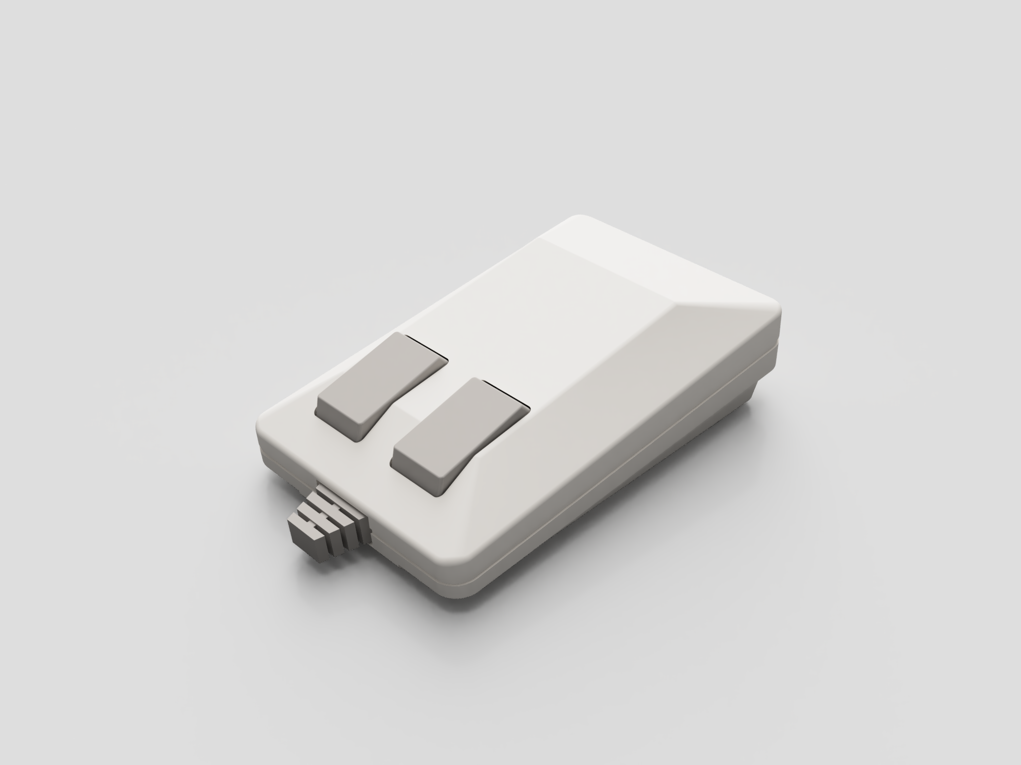 Amiga 1000 Mouse Scale Model