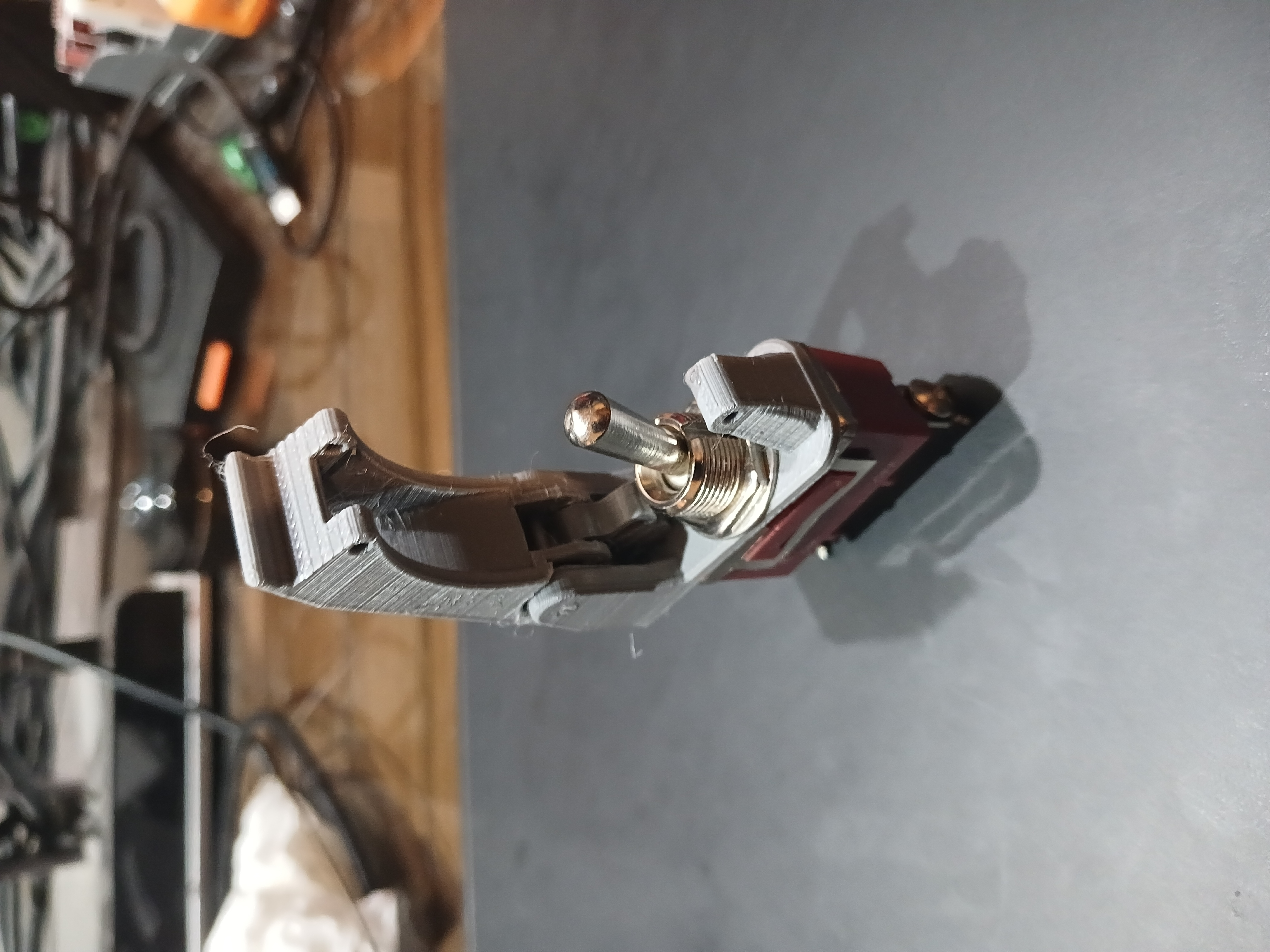 Missile Switch Cover Guard(round base + vertically printed cover)