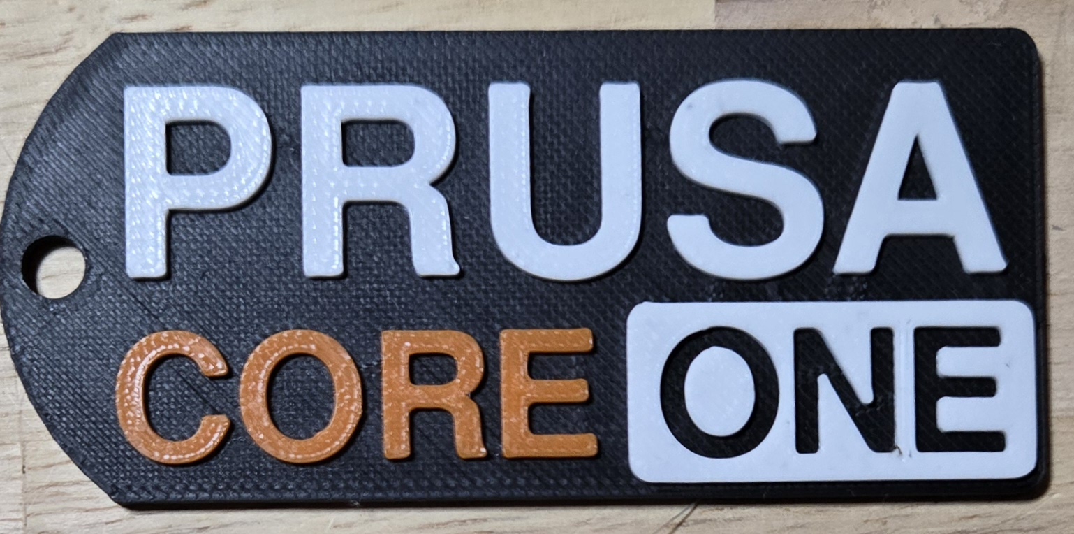 Prusa Core One Keychain Remix