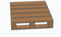 1/64 scale EPAL pallet