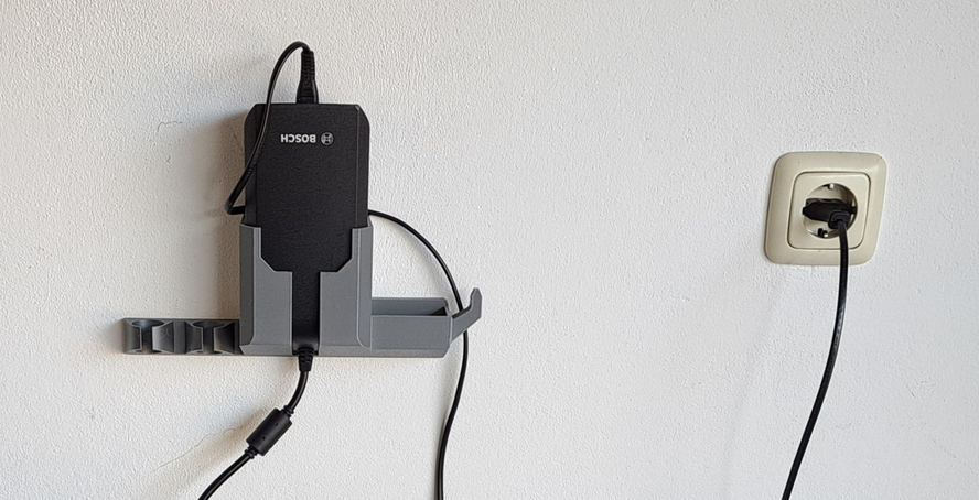 Wall mount for Bosch ebike Battery Charger 36-4/230