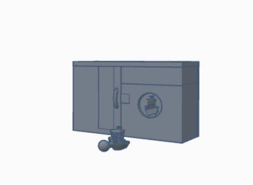 Lockable box with Benchy key