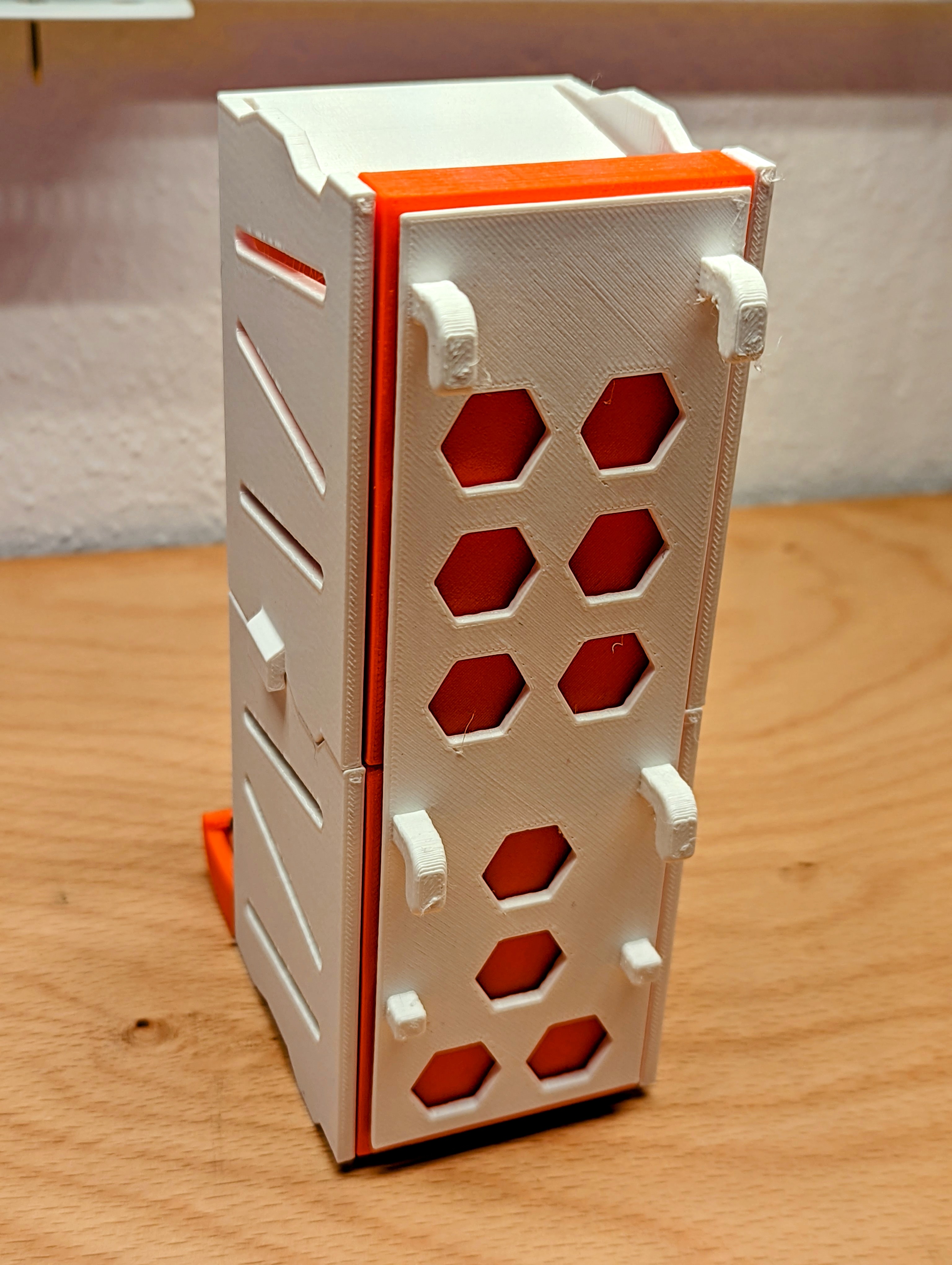 Skadis Holder for Stackable Battery Dispenser