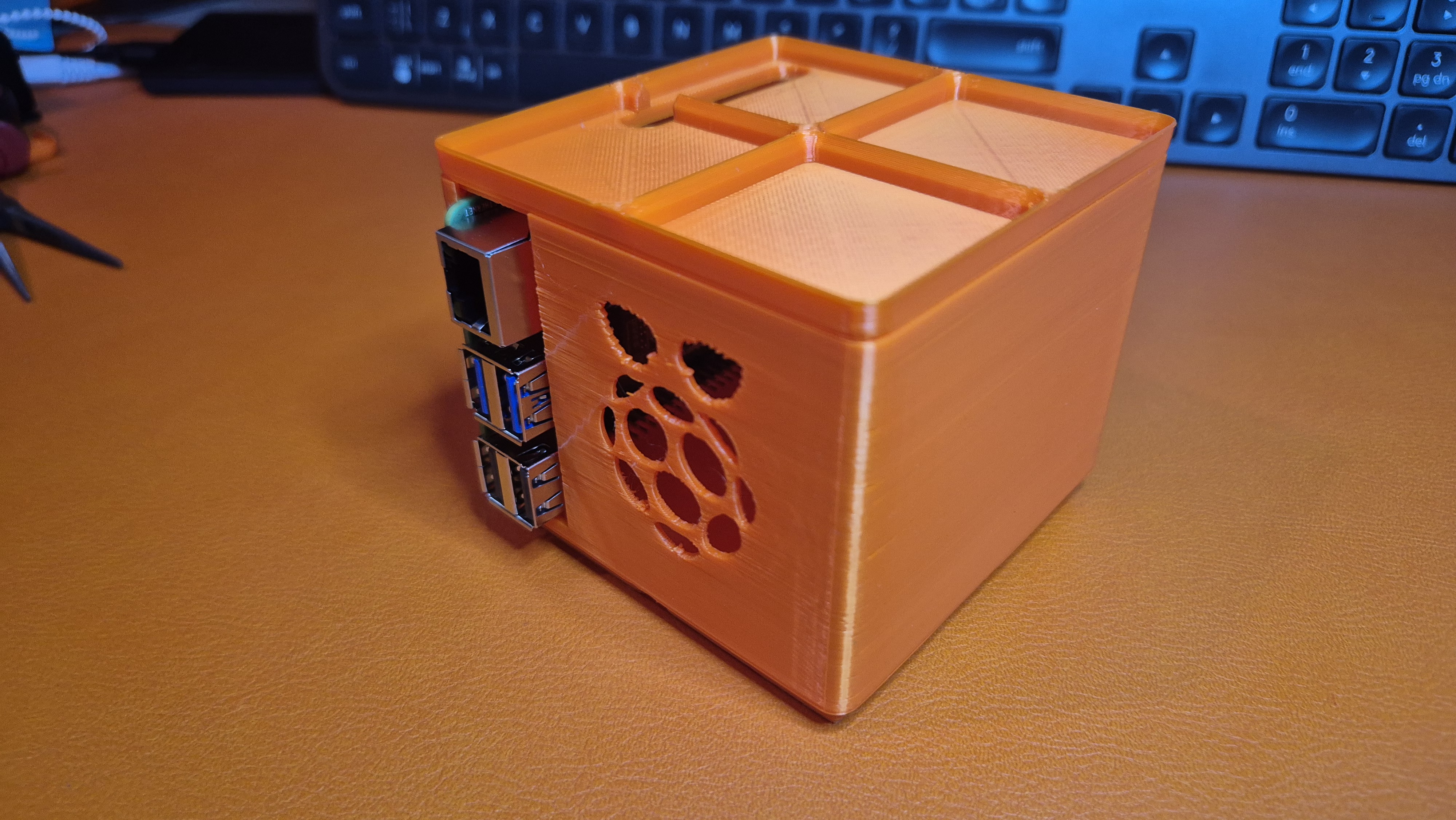 Gridfinity 2x2 Raspberry Pi 5 Case