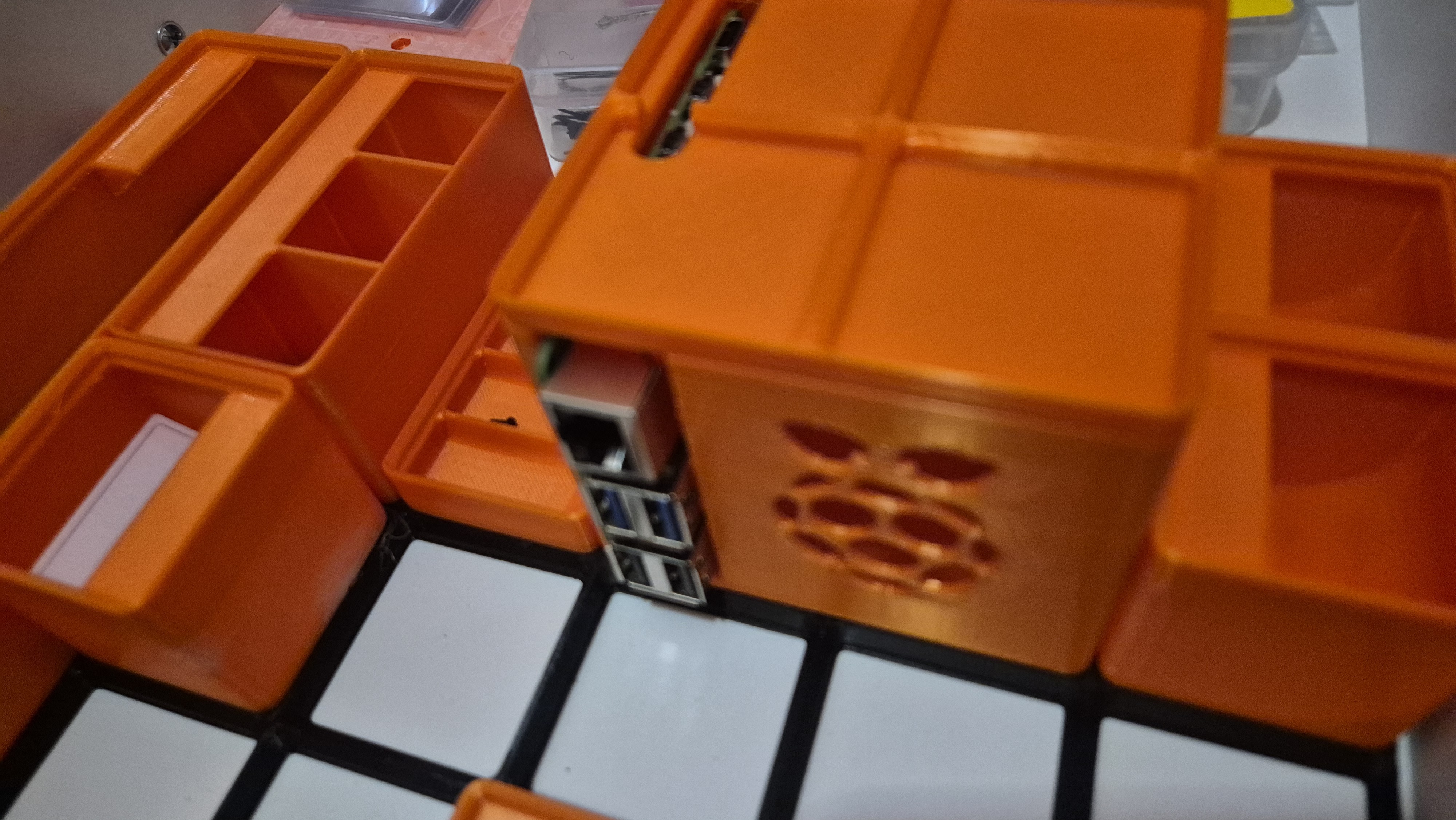 Miniatura 2 do modelo 3D Gridfinity 2x2 Raspberry Pi 5 Case