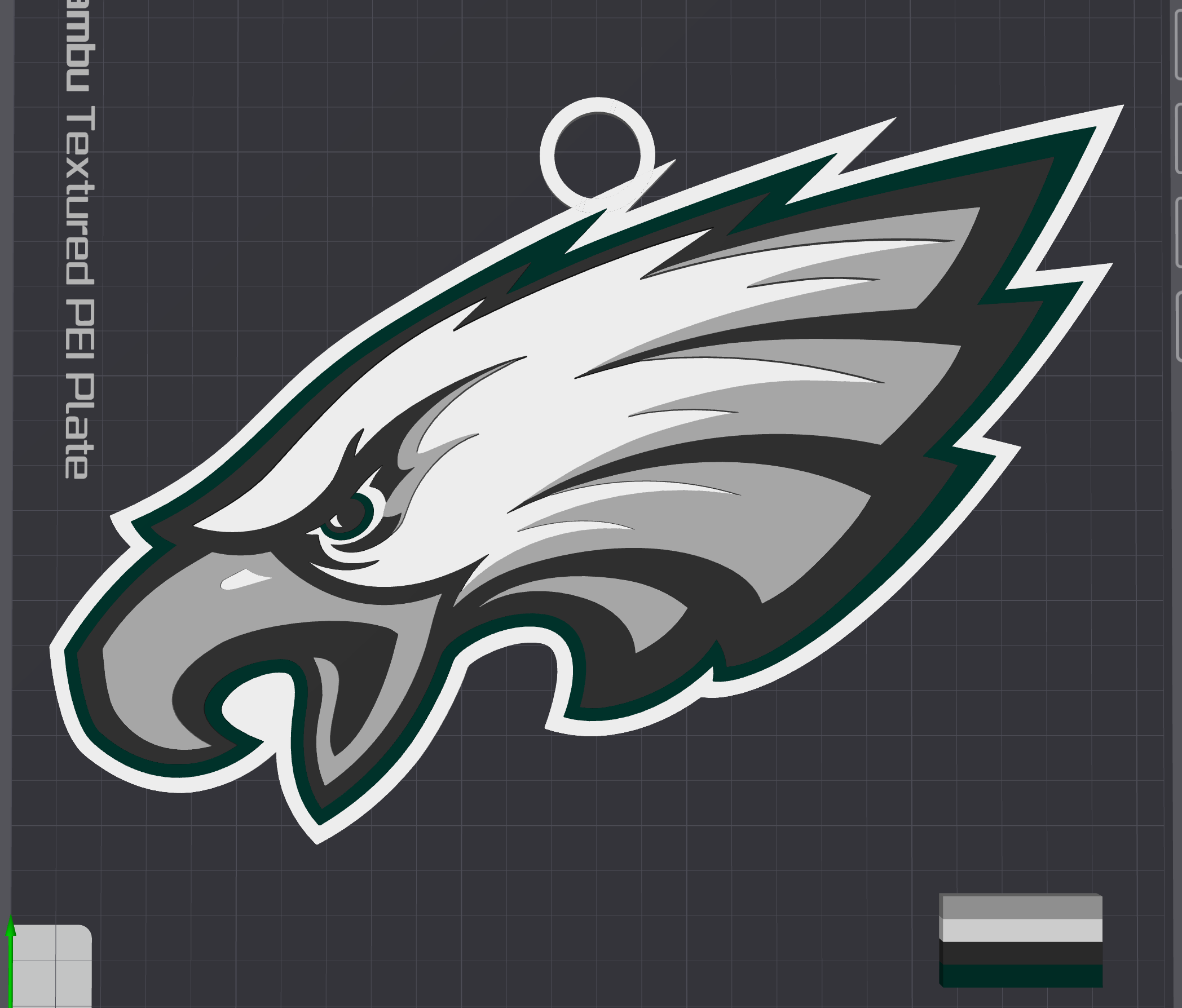 Philadelphia Eagles Oversized Necklace Logo