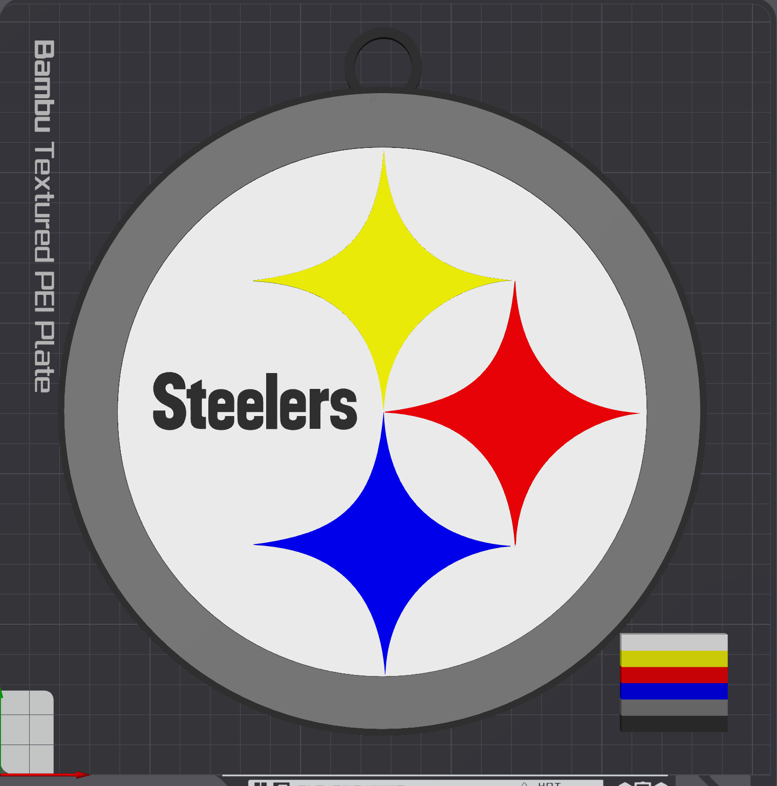 Pittsburgh Steelers Oversized Necklace Logo