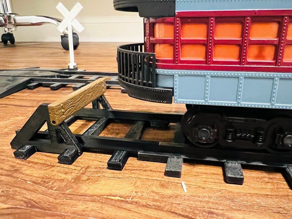 Railroad Bumper Train Track compatible w/ the Lionel Ready-to-Play Train Sets