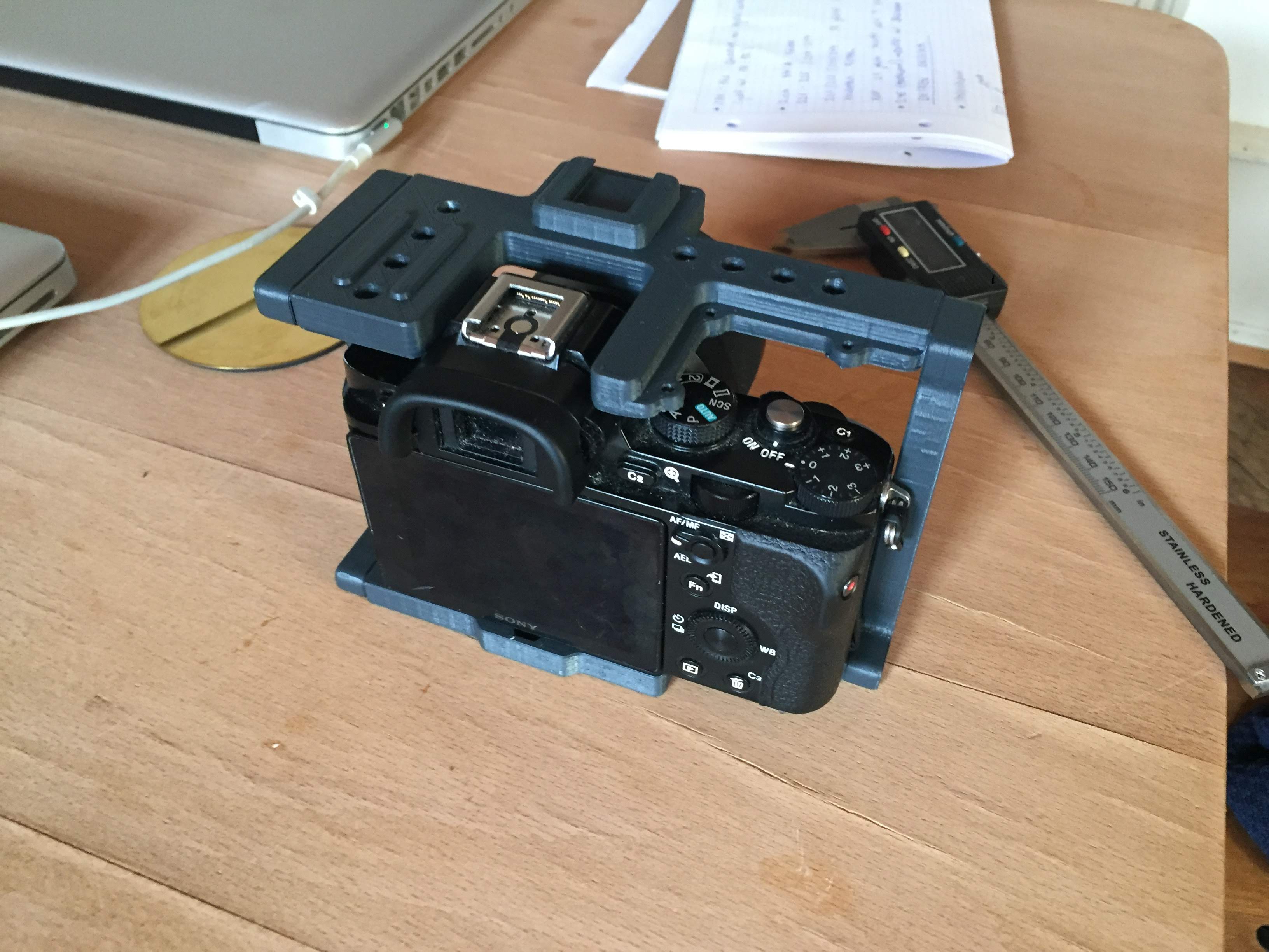 Camera Cage (fits most cameras) w/ inserted nuts