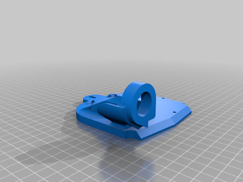 Lulzbot Taz e3D Hemera Mount w/ 18mm diameter Inductive sensor mount