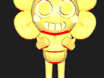Dandy (from the roblox game "Dandy's World")