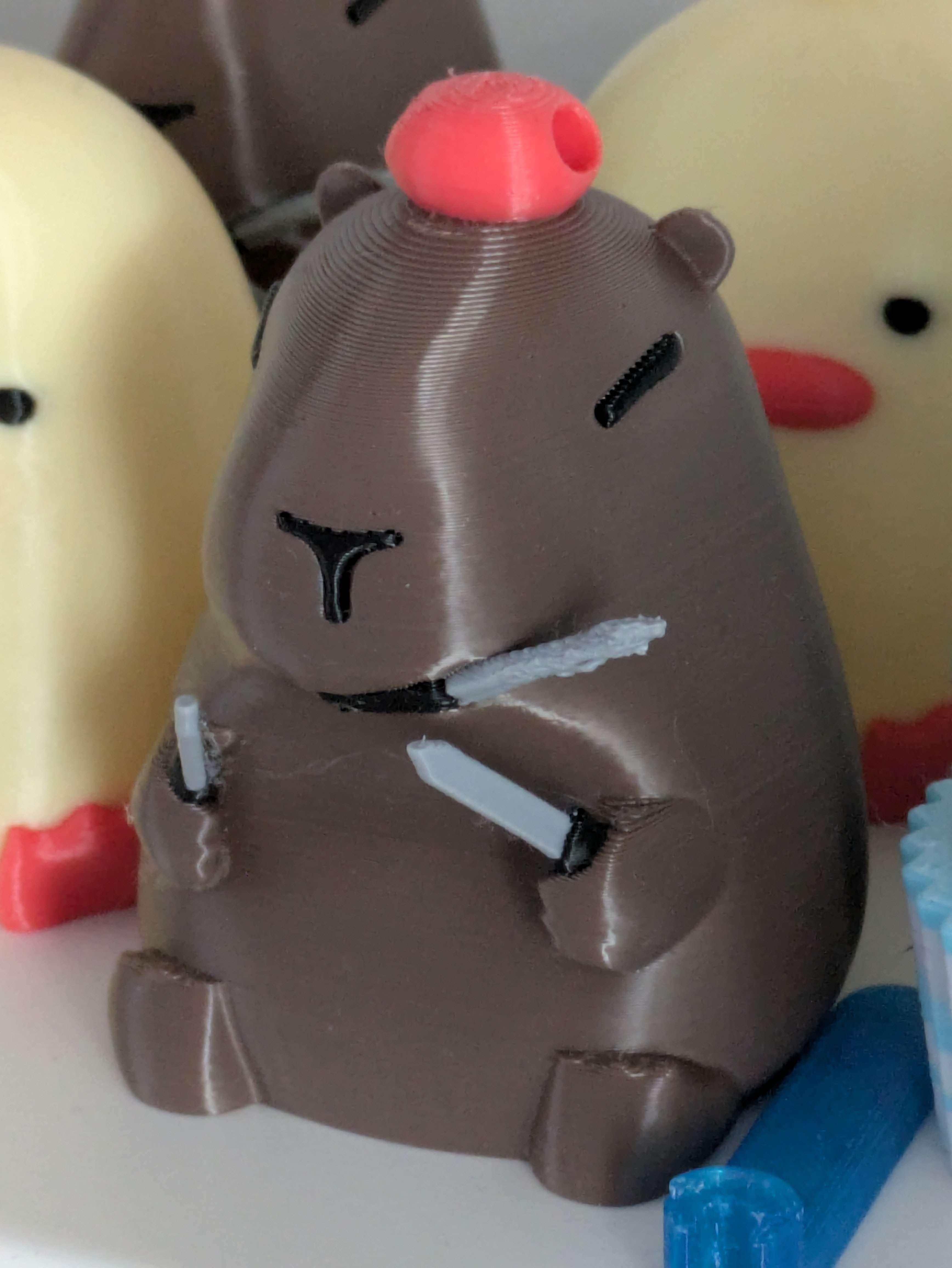 Capybara with Knife