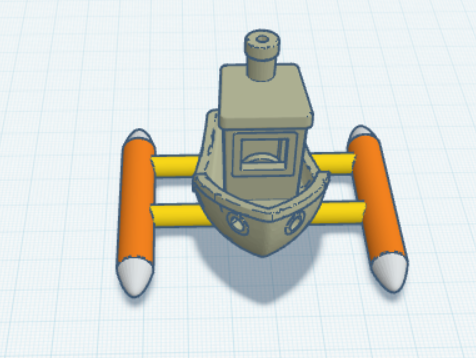 Benchy katamarán (Benchy catamaran)
