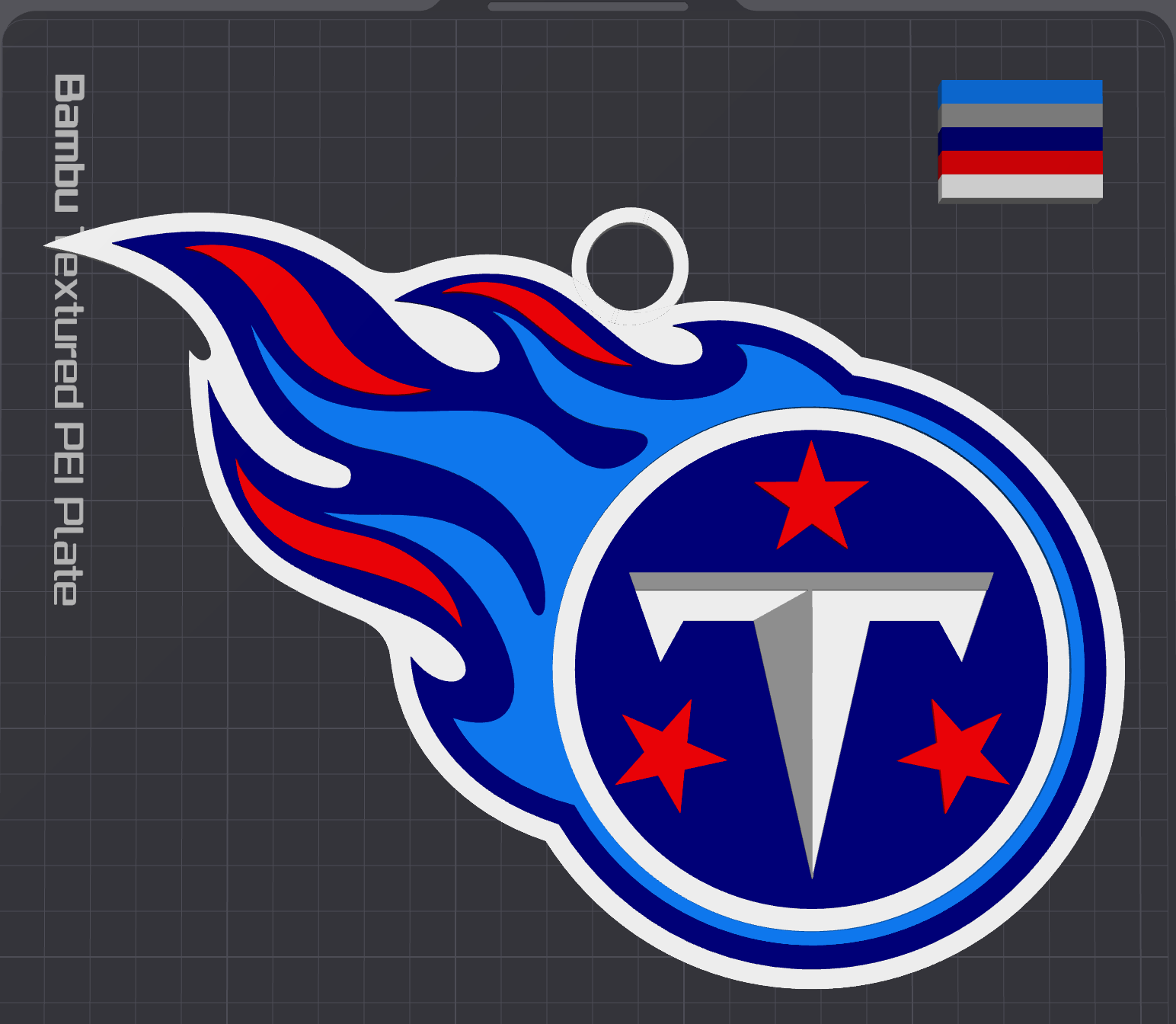 Tennessee Titans Oversized Necklace Logo