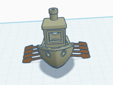 Benchy veslice (Benchy rowing boat)