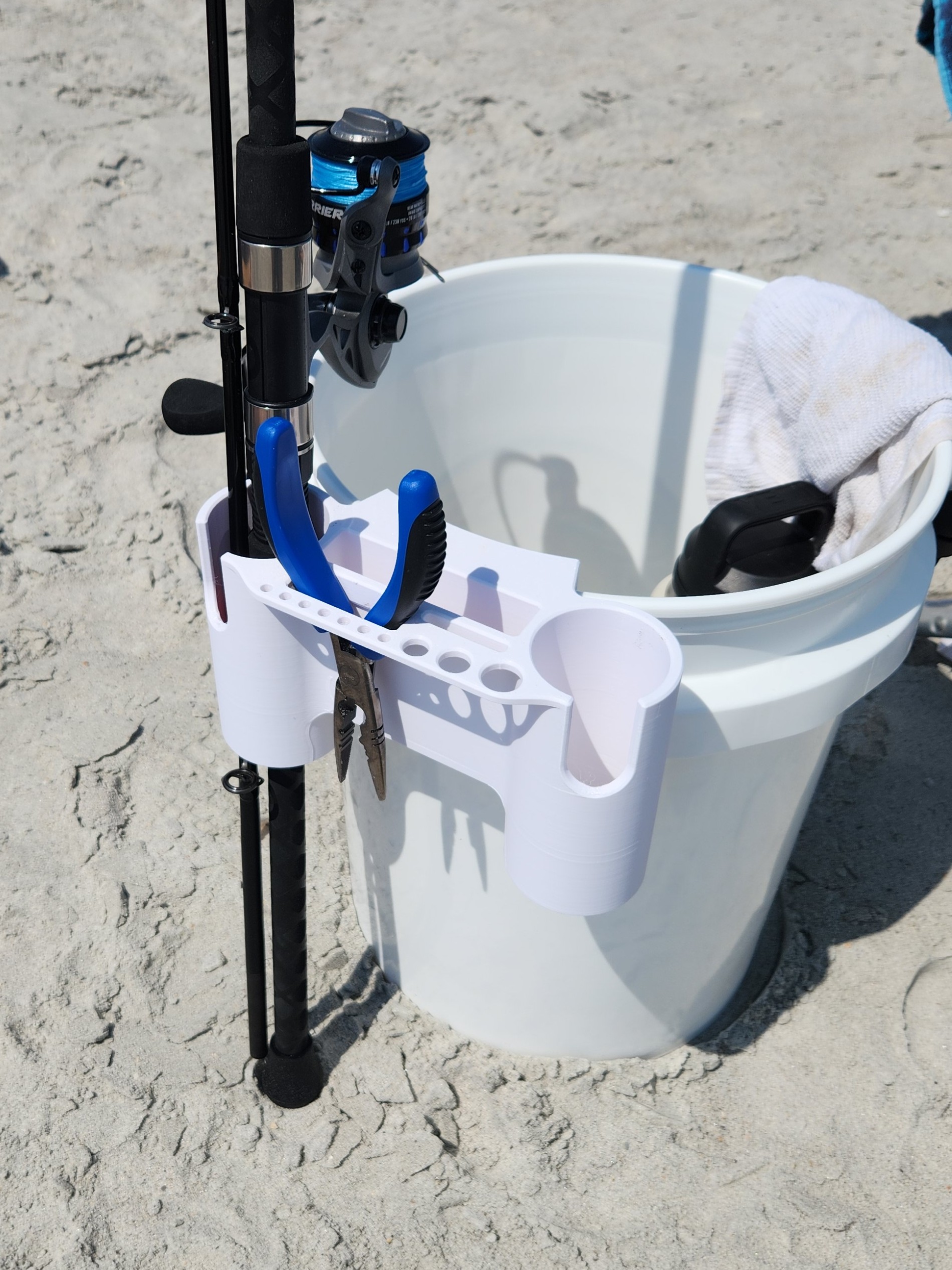 Fishing Rod Holder Bucket Caddy