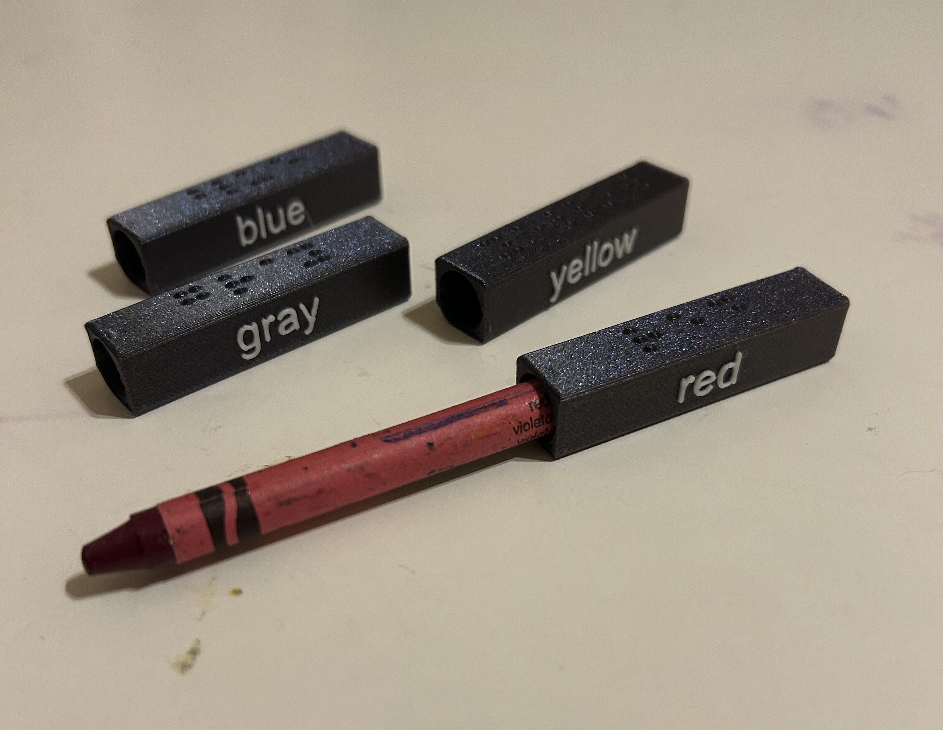 Braille Crayon Cap