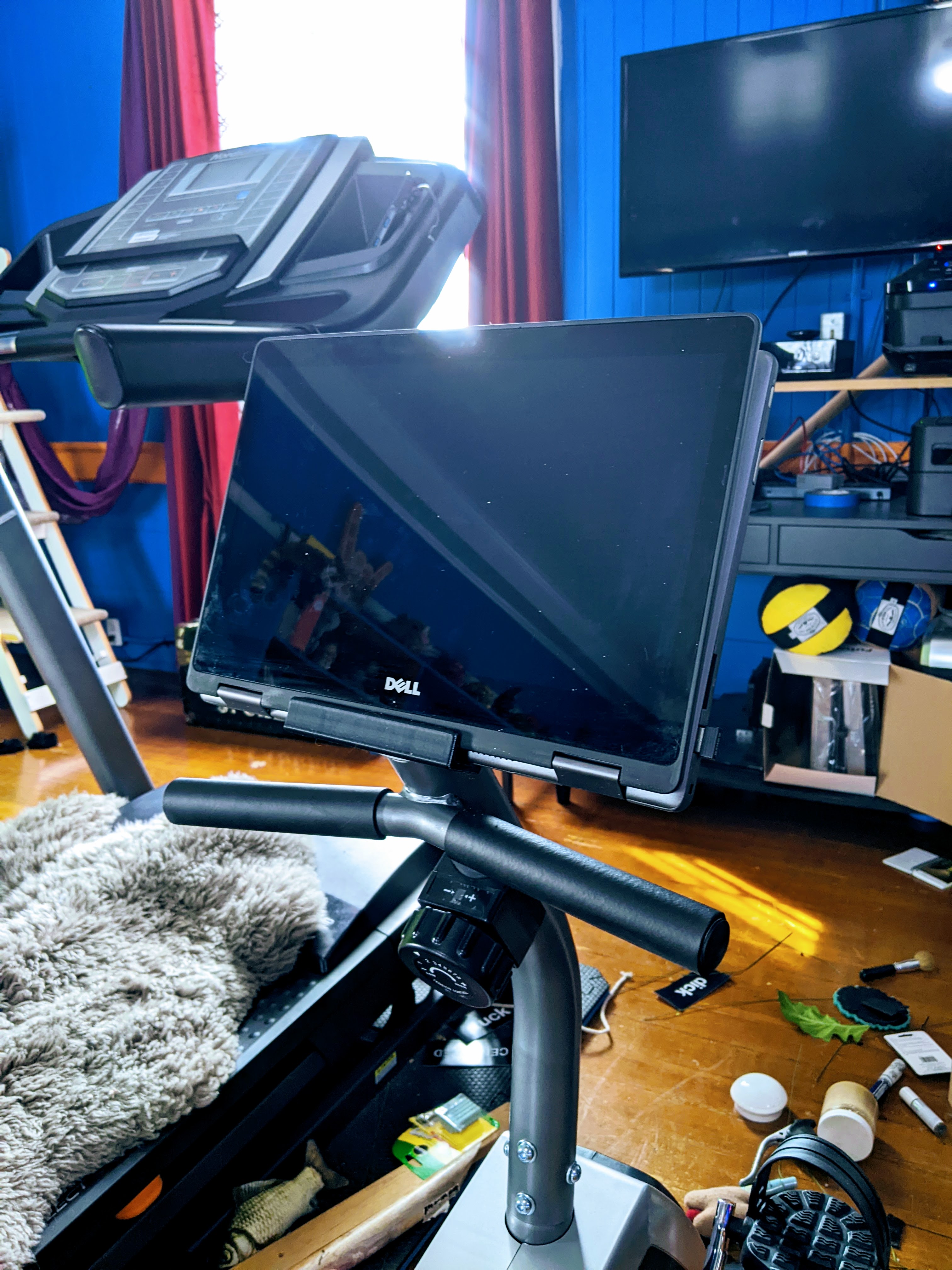 Tablet Holder For Sunny Magnetic Recumbent Exercise Bike