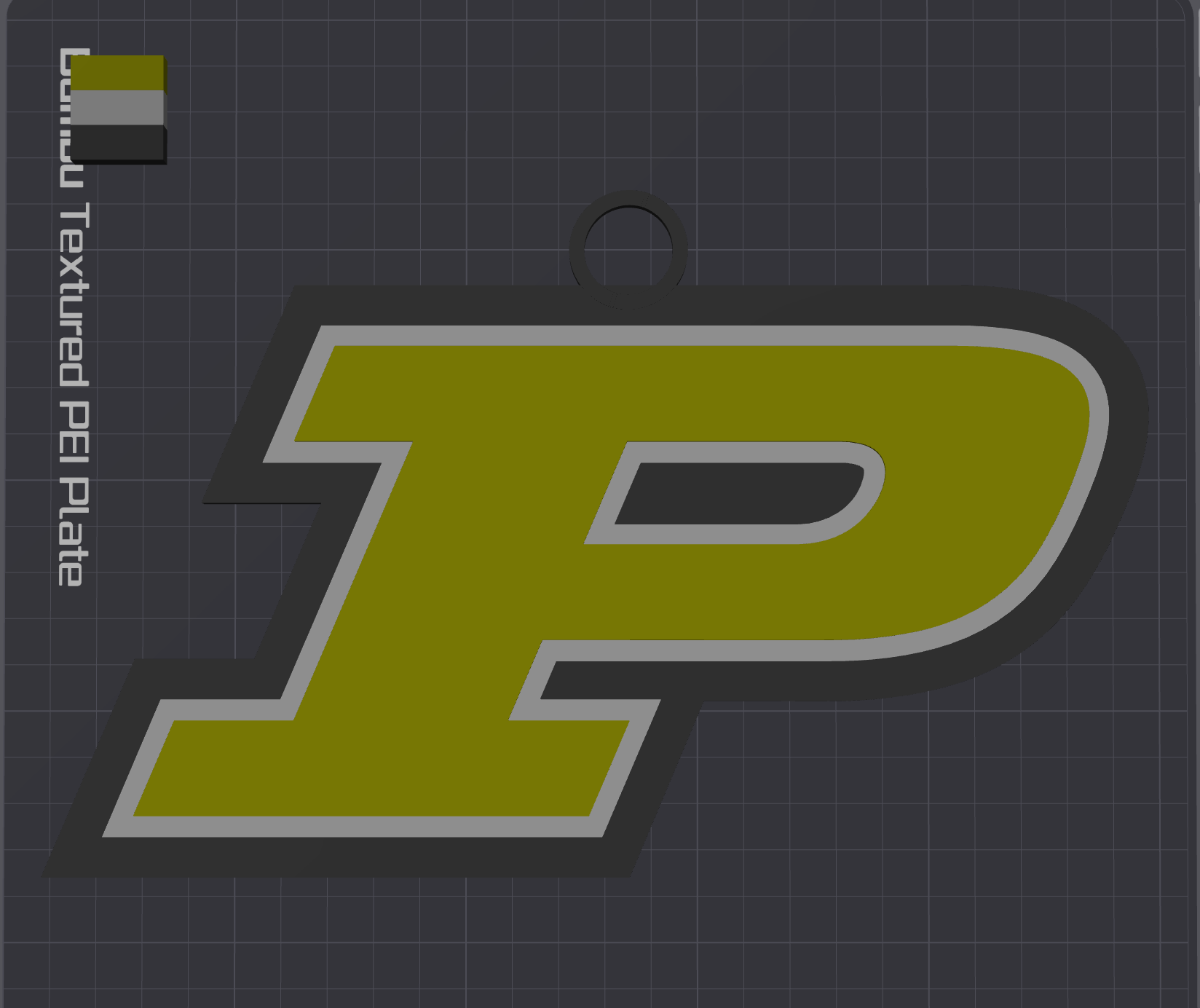 Purdue Boilermakers Oversized Necklace Logo
