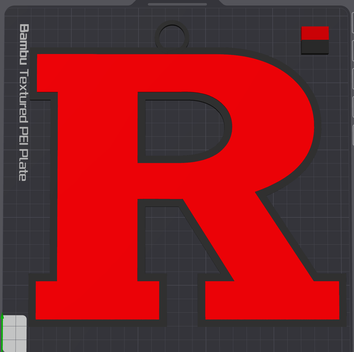 Rutgers Scarlet Knights Oversized Necklace Logo