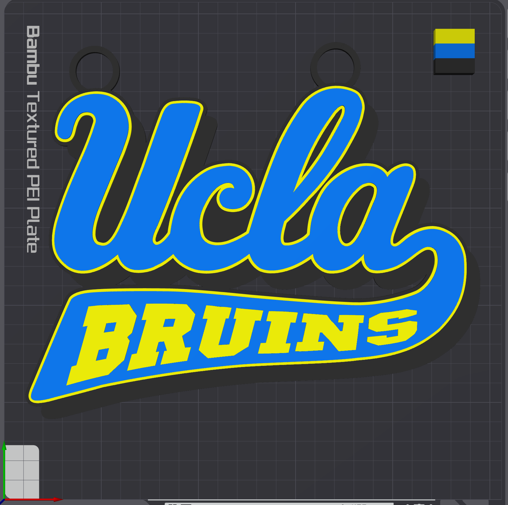 UCLA Bruins Oversized Necklace Logo