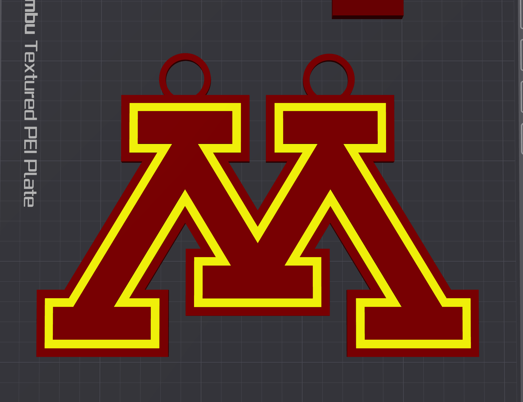 Minnesota Golden Gophers Oversized Necklace Logo