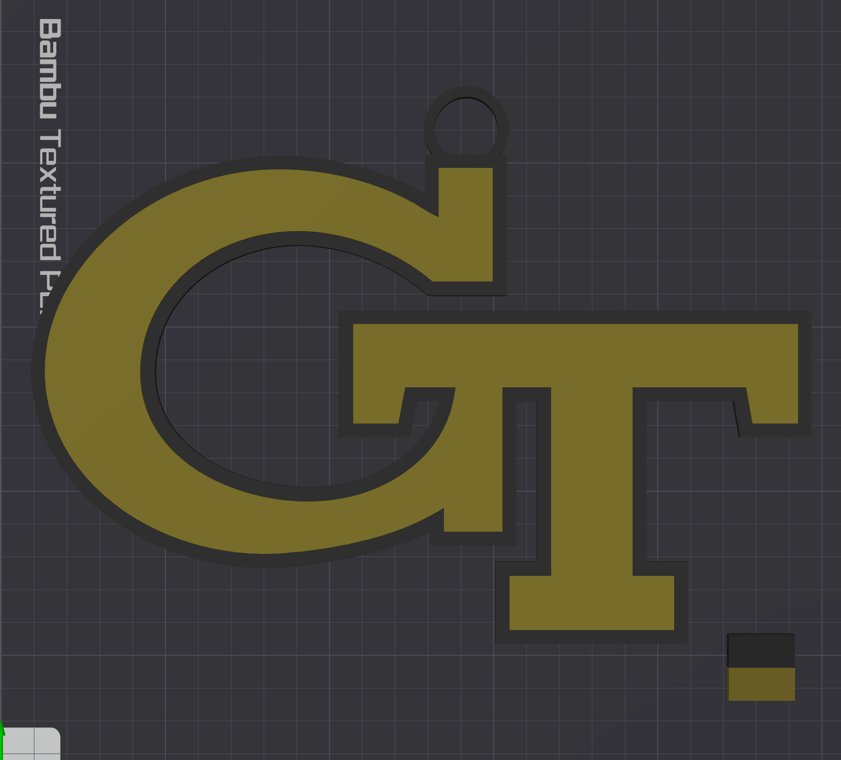 Georgia Tech Oversized Necklace Logo