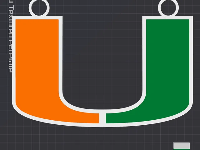 Miami Hurricanes Oversized Necklace Logo