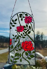 Stained Glass Rose