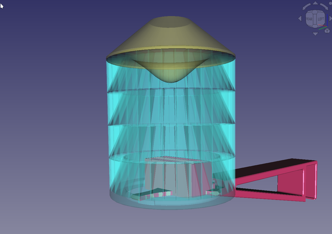Modular parametric Stevenson screen (weather shield) for any meteorological instrument — miniatura 2