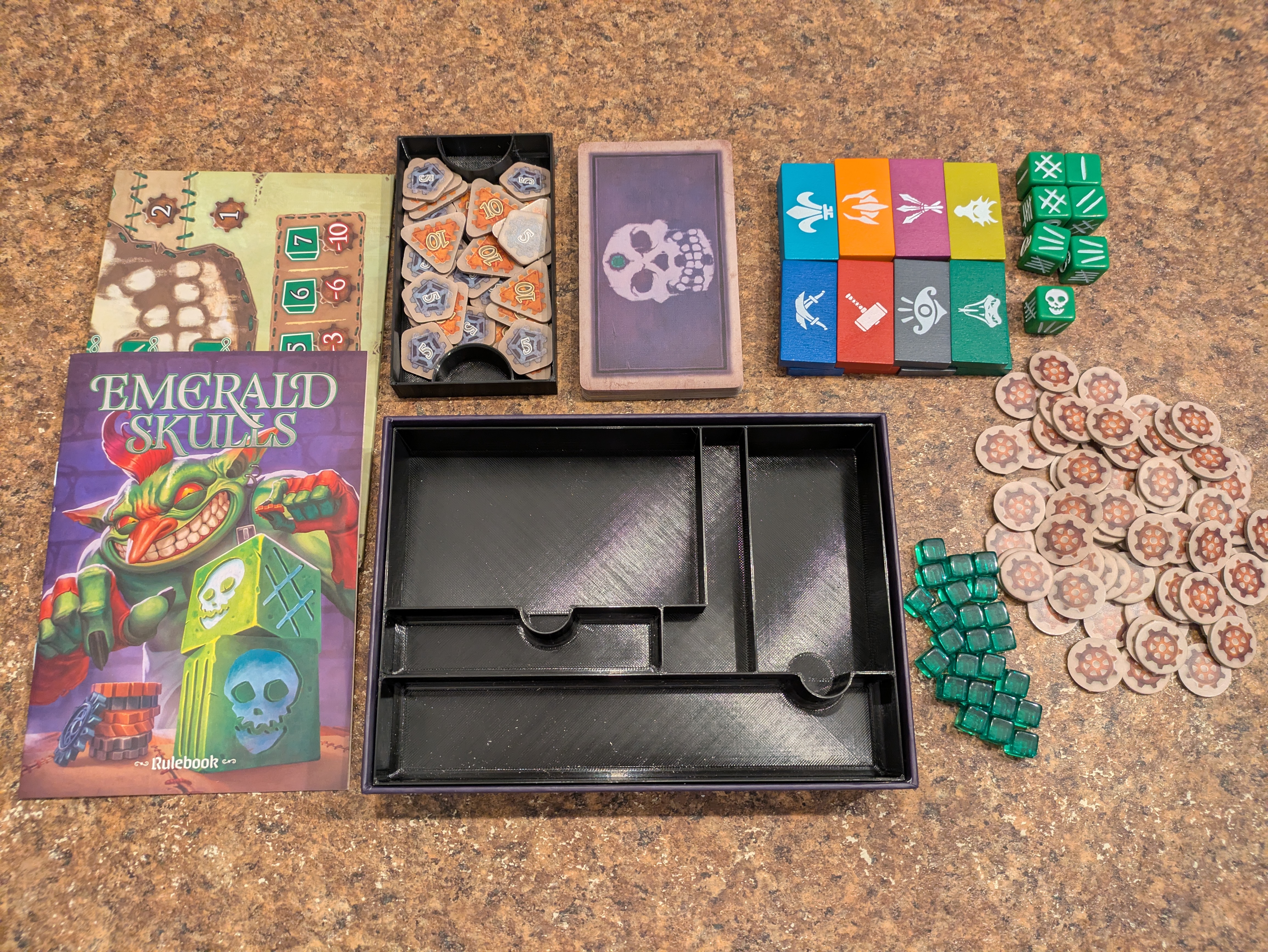 Emerald Skulls insert (Kickstarter edition)