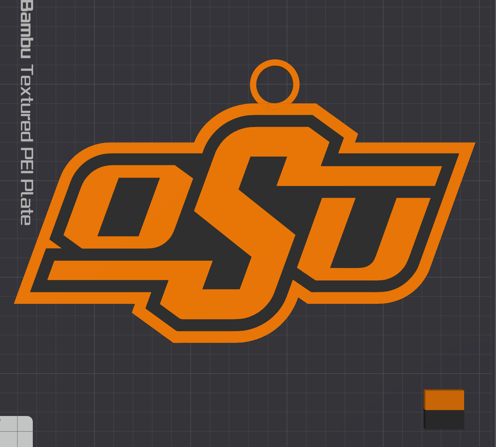 Oklahoma State Cowboys Oversized Necklace Logo