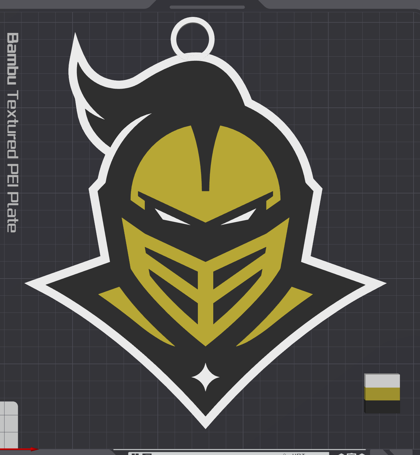 UCF Knights Alternate Oversized Necklace Logo