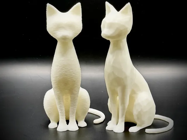 Minimalistic Cat Decor x2