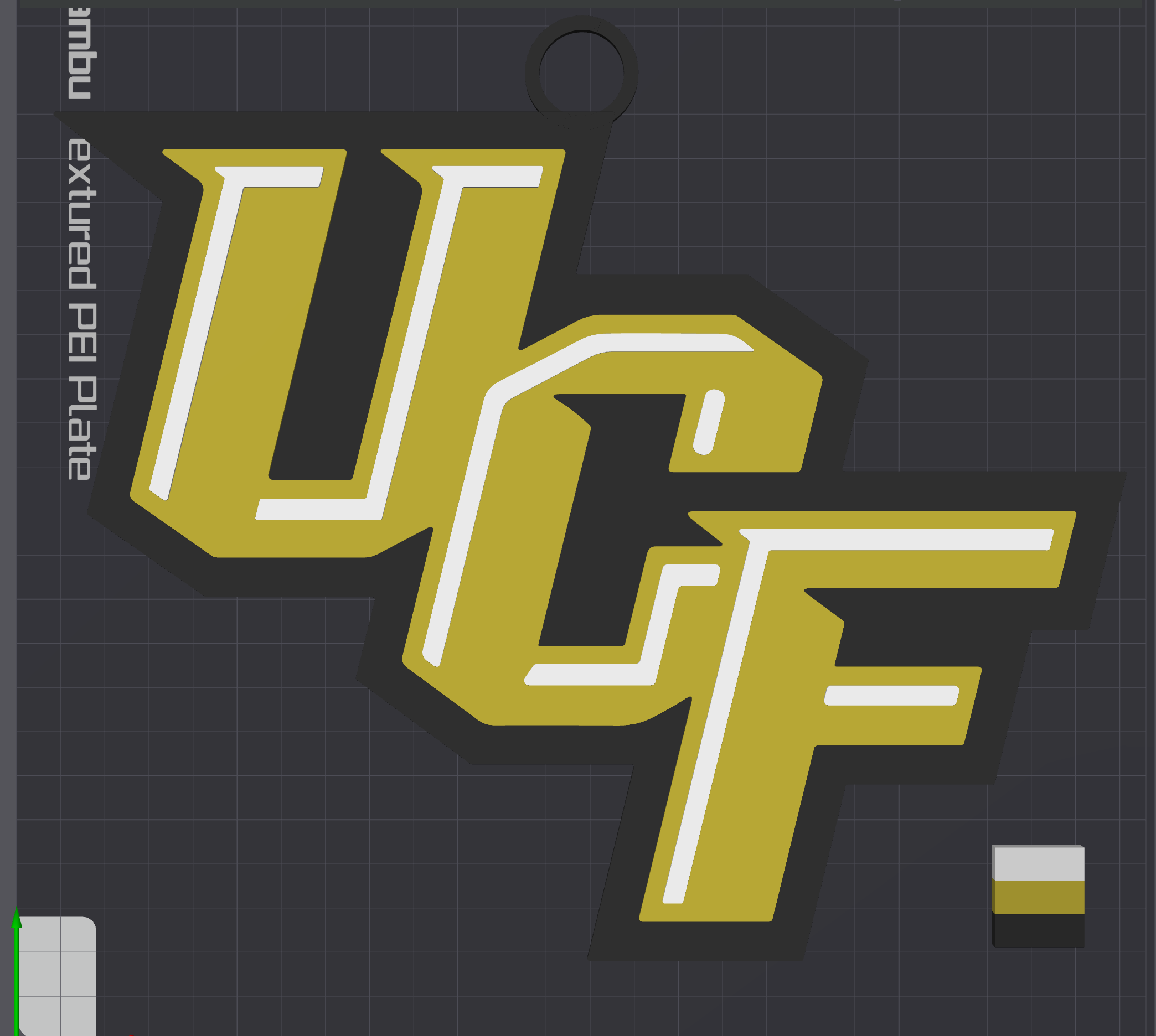 UCF Knights Oversized Necklace Logo
